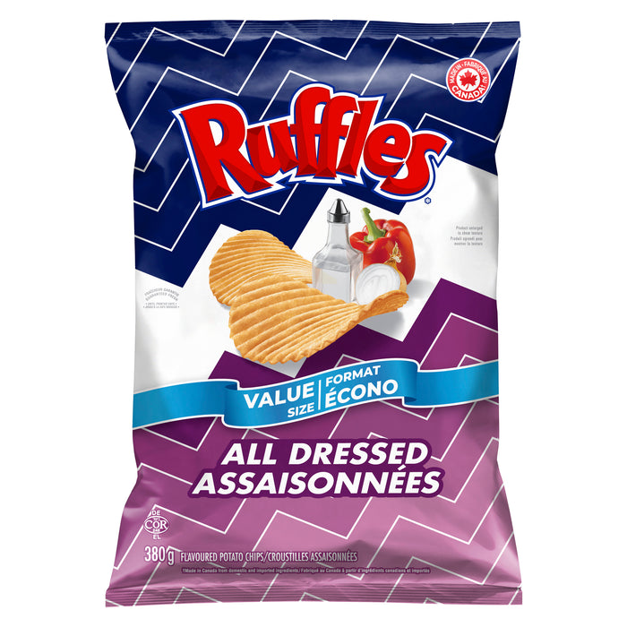 Ruffles All Dressed Chips, 380 g