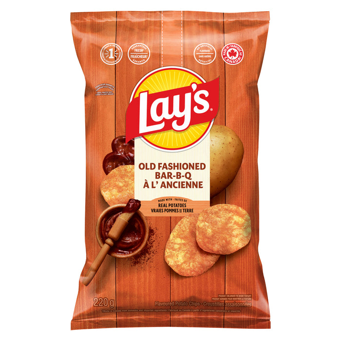 Lay’s croustilles Bar-B-Q à l’ancienne, 220 g
