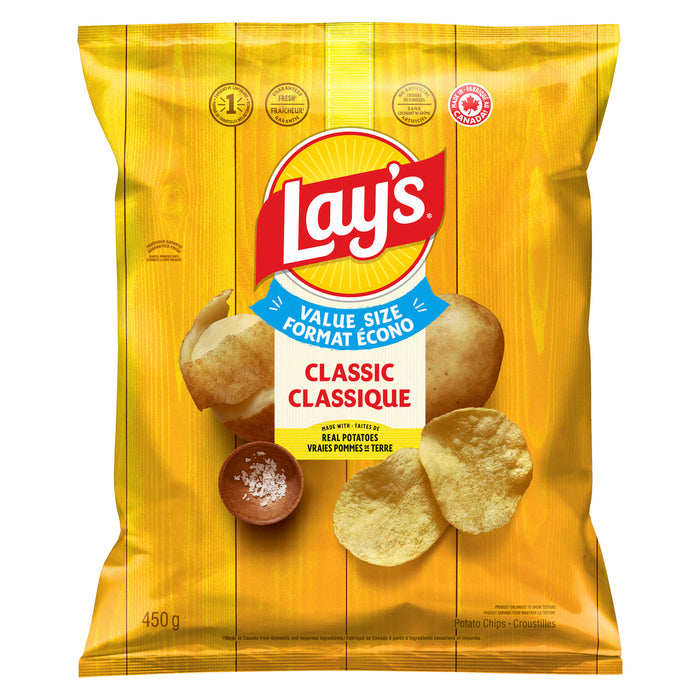Lay’s croustilles Classique, 450 g