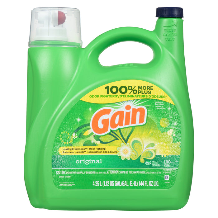 Détergent à lessive liquide Gain Original, 4.2 L