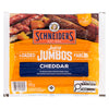 Schneiders Juicy Jumbos Saucisses Fumées au Cheddar Farcies, 375 g