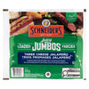 Schneiders Juicy Jumbos Saucisses Fumées Trois Fromages Jalapeño Farcies, 375 g