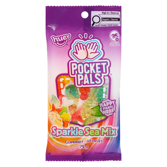 Huer Pocket Pals Gélifiés Sparkle Sea Mix, 75 g
