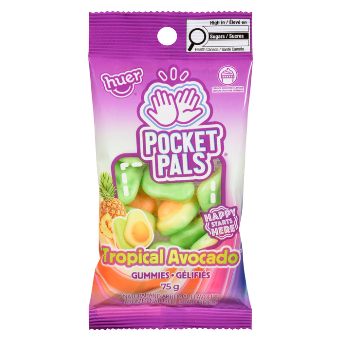Huer Pocket Pals Gélifiés Tropical Avocado, 75 g