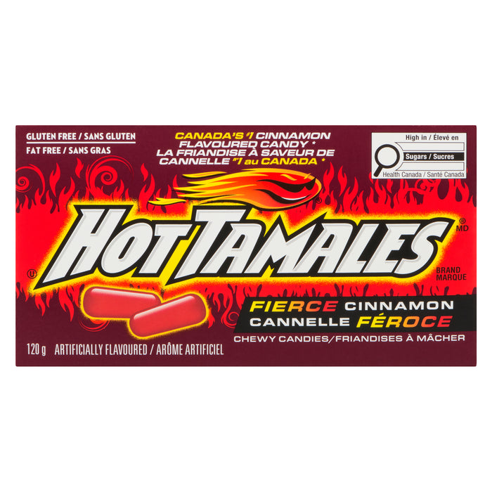 Hot Tamales Friandises à Mâcher Cannelle Féroce, 120 g