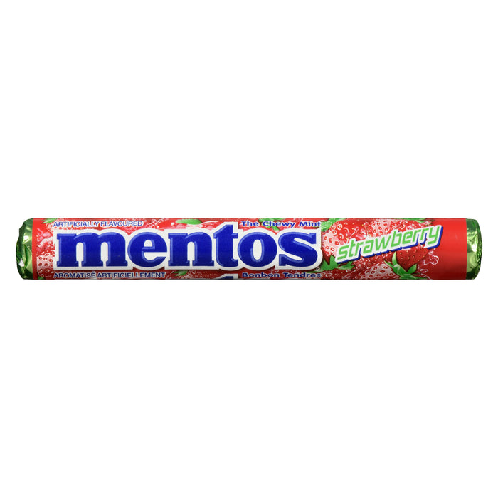 Mentos Bonbon Tendres Fraise, 37 g