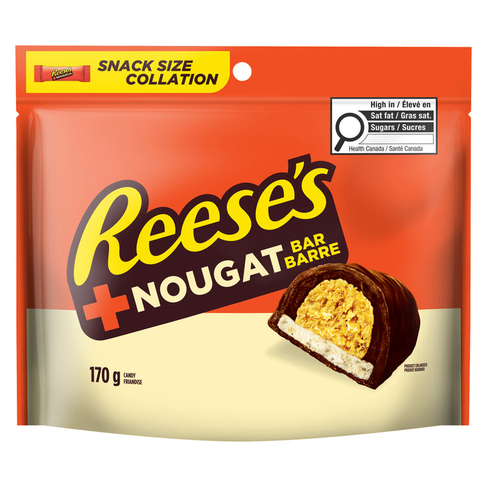 Reese's Candy + Nougat Bar Snack Size, 170 g