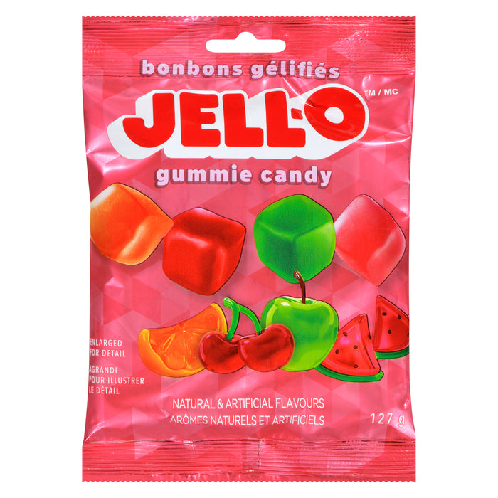 JELL-O Gummie Cubes, 127 g