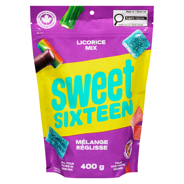 Sweet Sixteen Licorice Mix, 400 g
