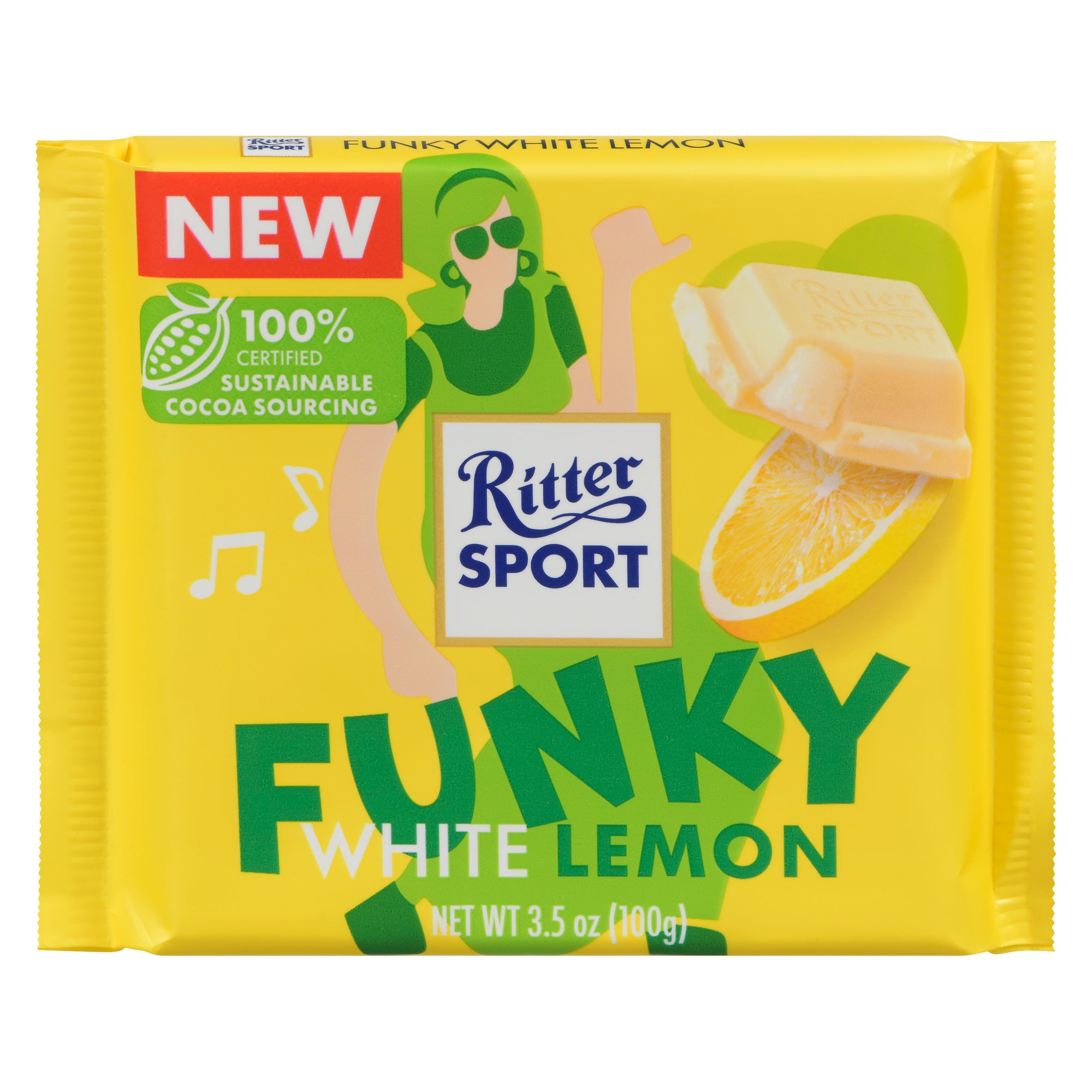 Ritter Sport Funky White Lemon, 100 g – Giant Tiger