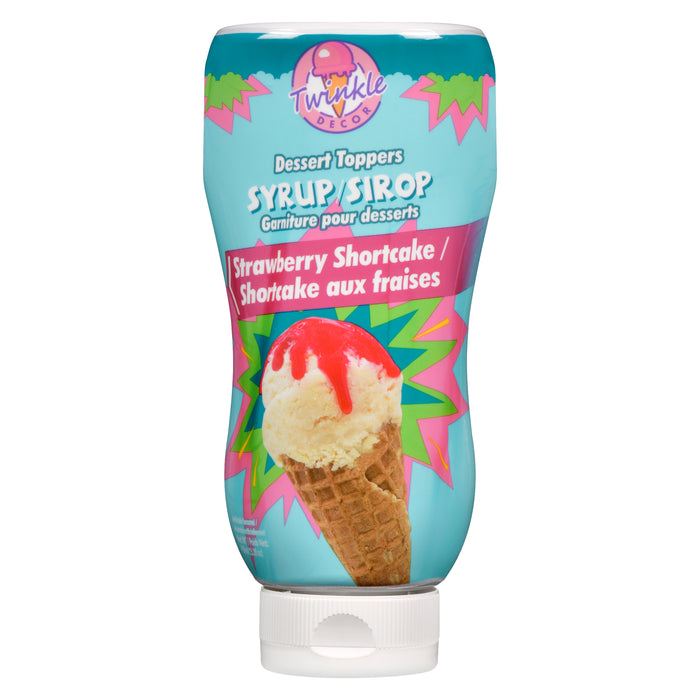 Twinkle Baker Décor Dessert Toppers Syrup Strawberry Shortcake, 450 ml