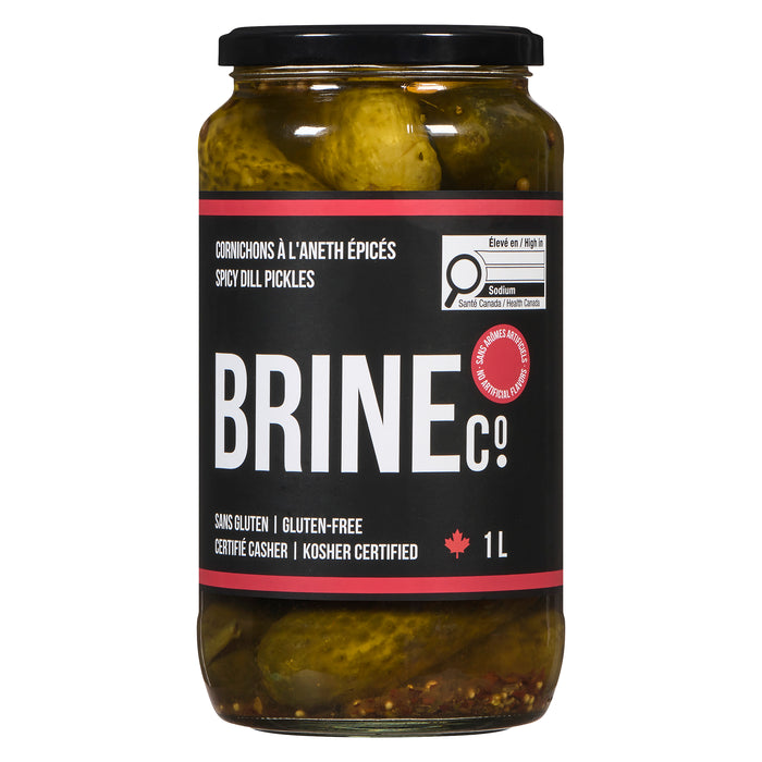 Brine&Co. Spicy Dill Pickles, 1 L