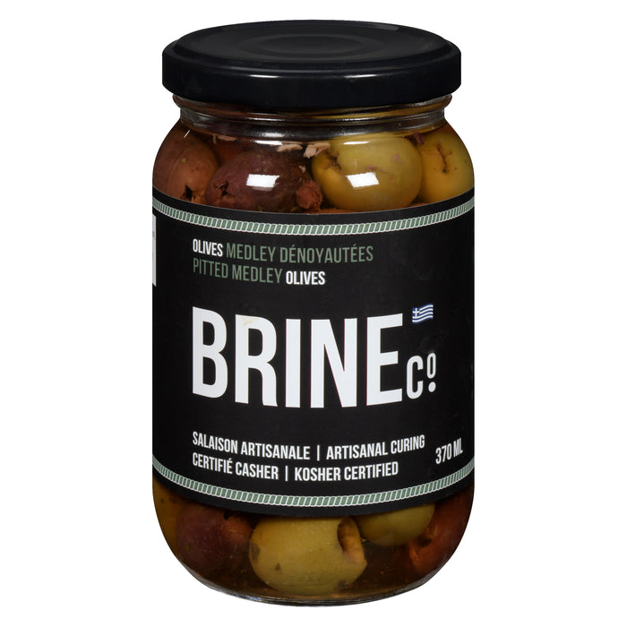 Brine&Co. Olives Medley Dénoyautées, 370 ml
