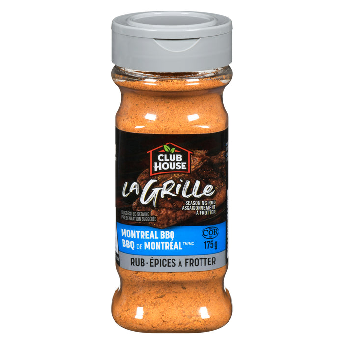 Club House La Grille Seasoning Rub Montreal BBQ, 175 g