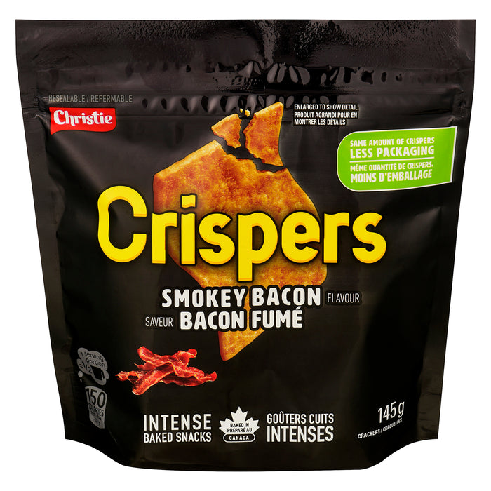 Christie Crispers Craquelins Saveur Bacon Fumé, 145 g