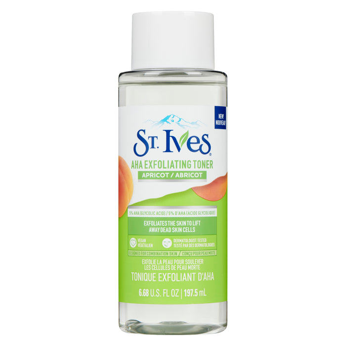 St. Ives AHA Exfoliating Toner Apricot, 197 ml