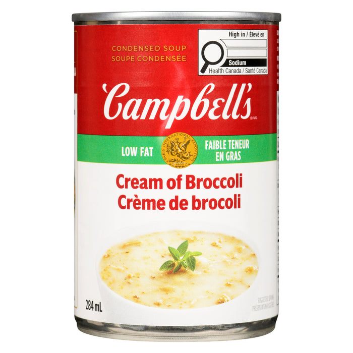 Campbell's Condensed Soup Low Fat Cream of Broccoli, 284 ml
