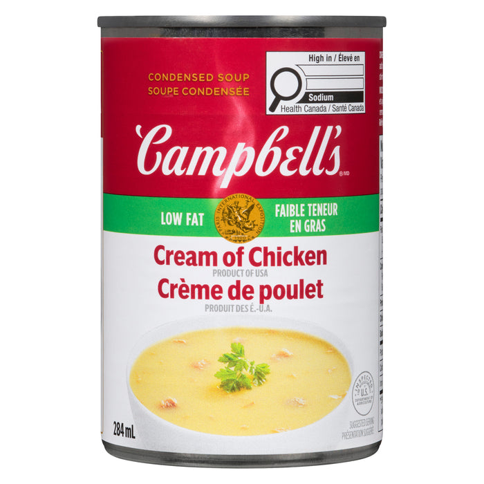 Crème de poulet condensée Campbell's faible teneur en gras - 284ml