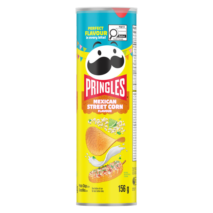 Pringles Potato Chips Mexican Street Corn, 156 g