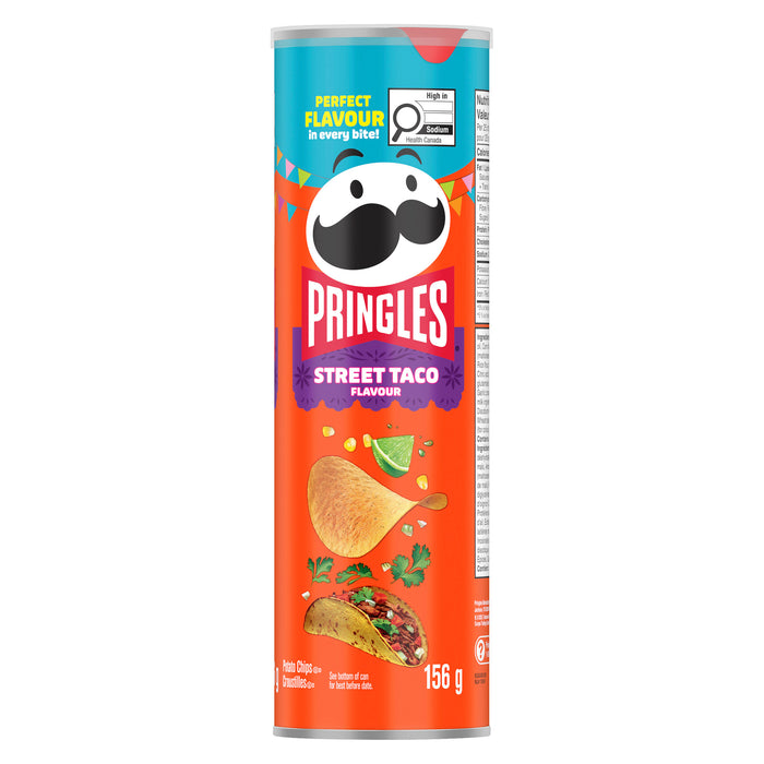 Pringles Potato Chips Street Taco, 156 g