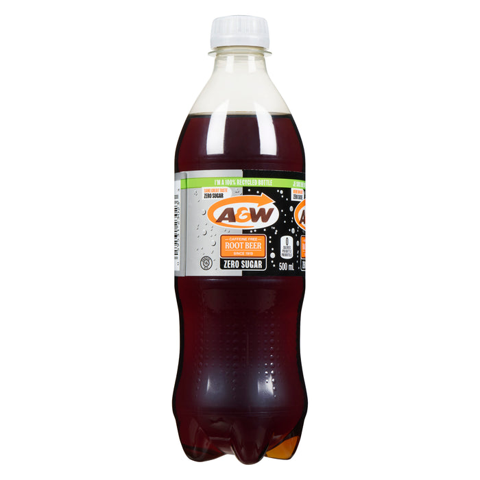 A&W Diet Root Beer Caffeine Free, 500 ml