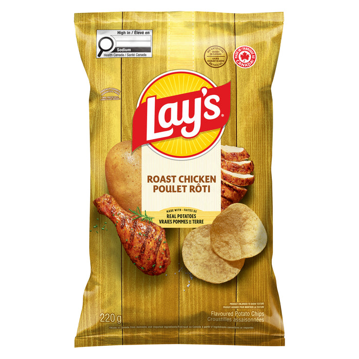 Lay’s Croustilles Poulet Rôti, 220 g
