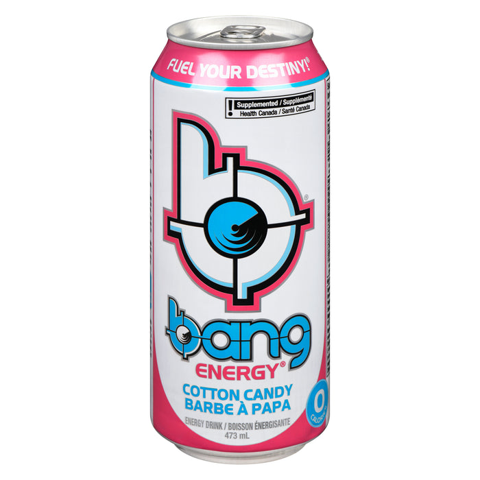 Bang Energy Drink Zero Sugar Cotton Candy, 473 ml