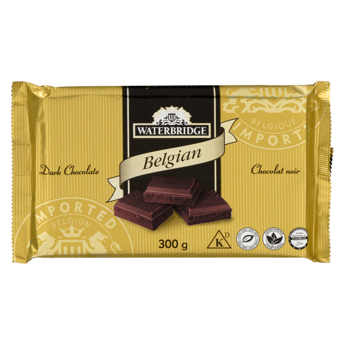 Waterbridge Belgian Chocolat Noir, 300 g