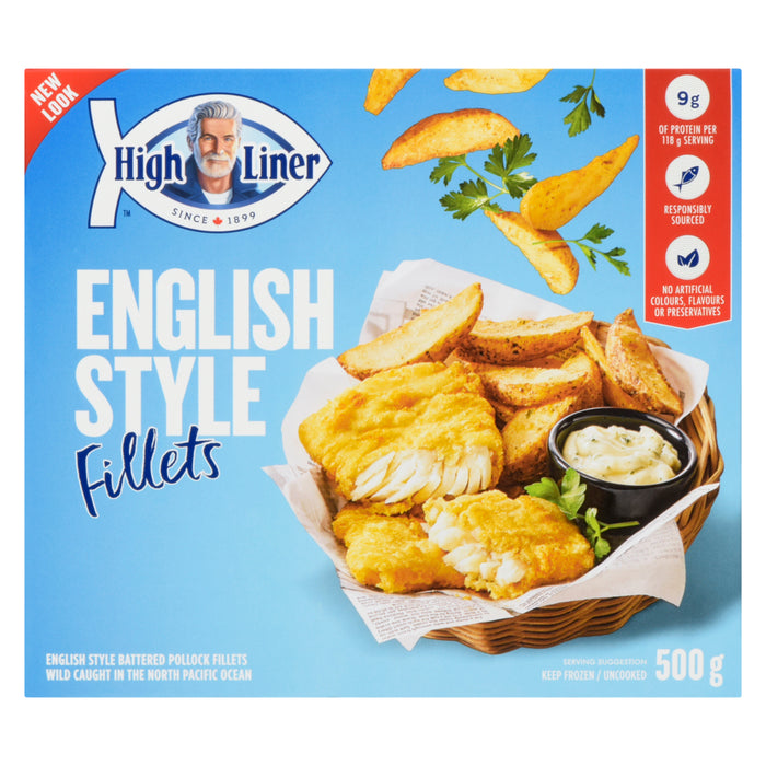 High Liner English Style Fillets, 500 g