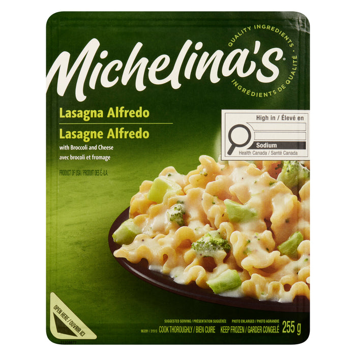 Michelina's Lasagna Alfredo, 255 g