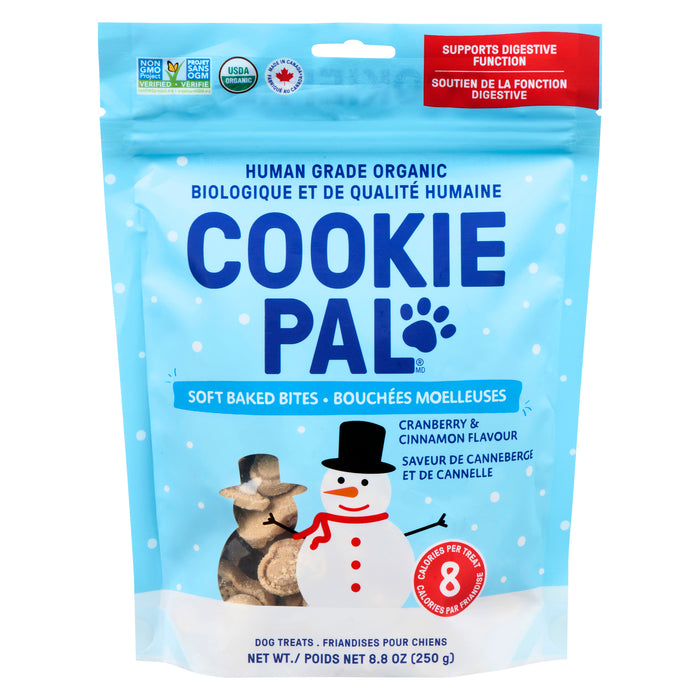 COOKIE PAL Dog Treats Soft Baked Bites Cranberry & Cinnamon, 250 g