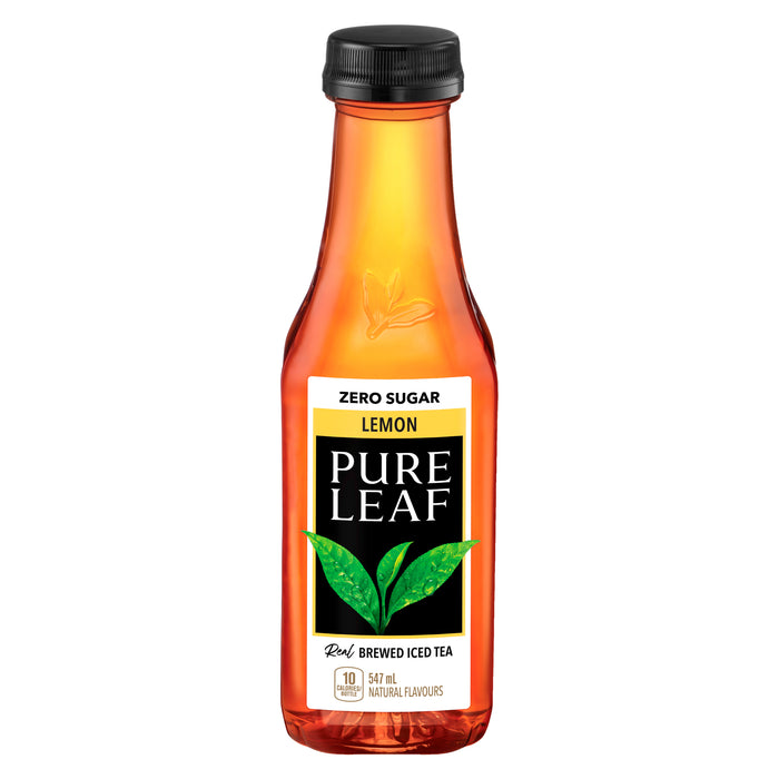 Pure Leaf Real Brewed Iced Tea Zero Sugar Lemon, 547 ml
