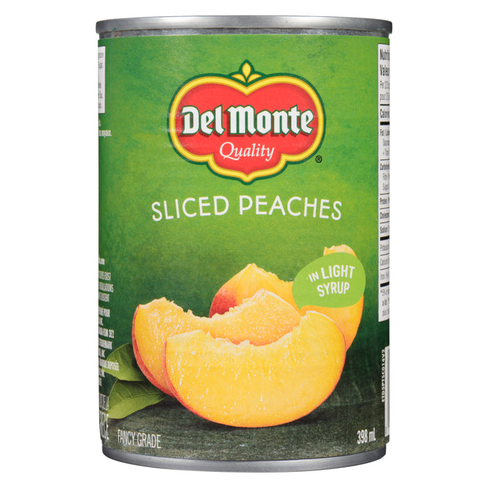Del Monte Pêches Tranchées dans un Sirop Léger, 398 ml