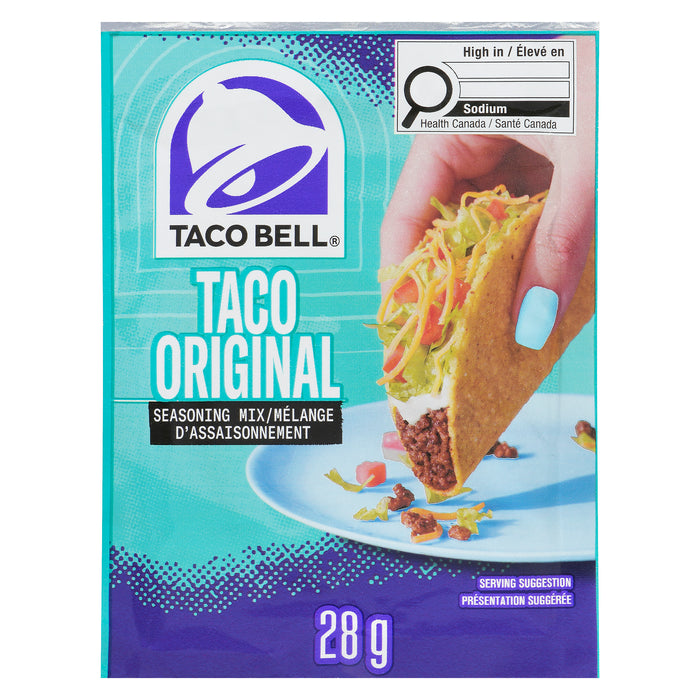 Taco Bell Mélange d'Assaisonnement Taco Original, 28 g