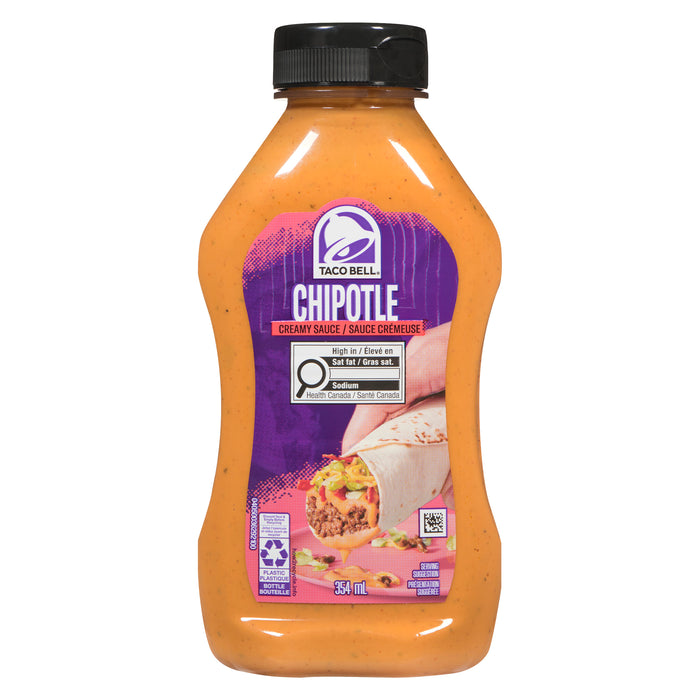 Taco Bell Sauce Crémeuse Chipotle, 354 ml