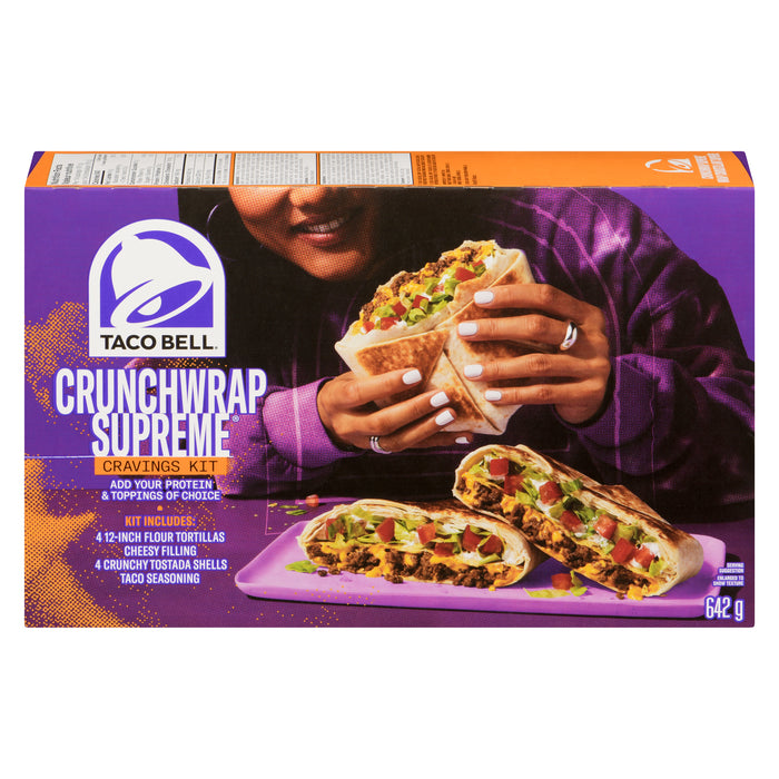 Taco Bell Cravings Kit, Crunchwrap Supreme, 642 g