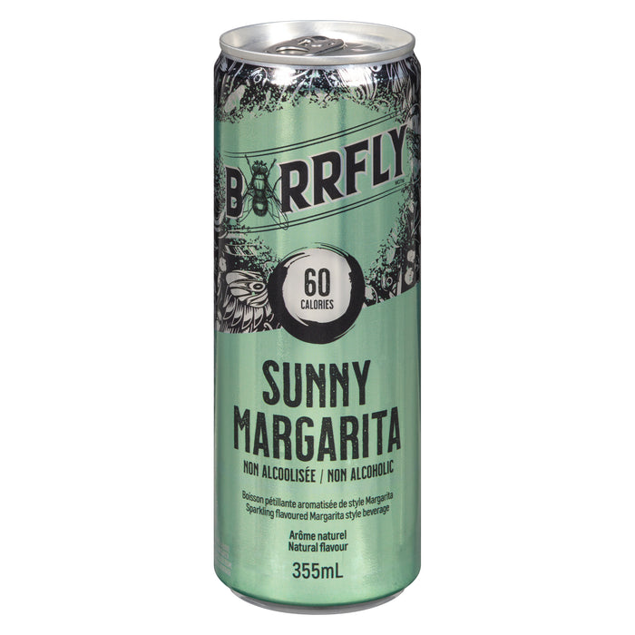 Barrfly Boisson Pétillante Aromatisée de Style Margarita Sunny Margarita, 355 ml