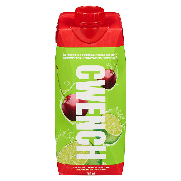 Cwench Sports Hydration Drink Cherry Lime, 500 ml