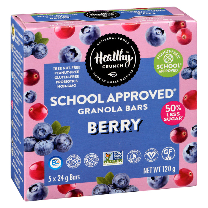 Healthy Crunch Granola Bars Berry, 5-Pack, 24 g
