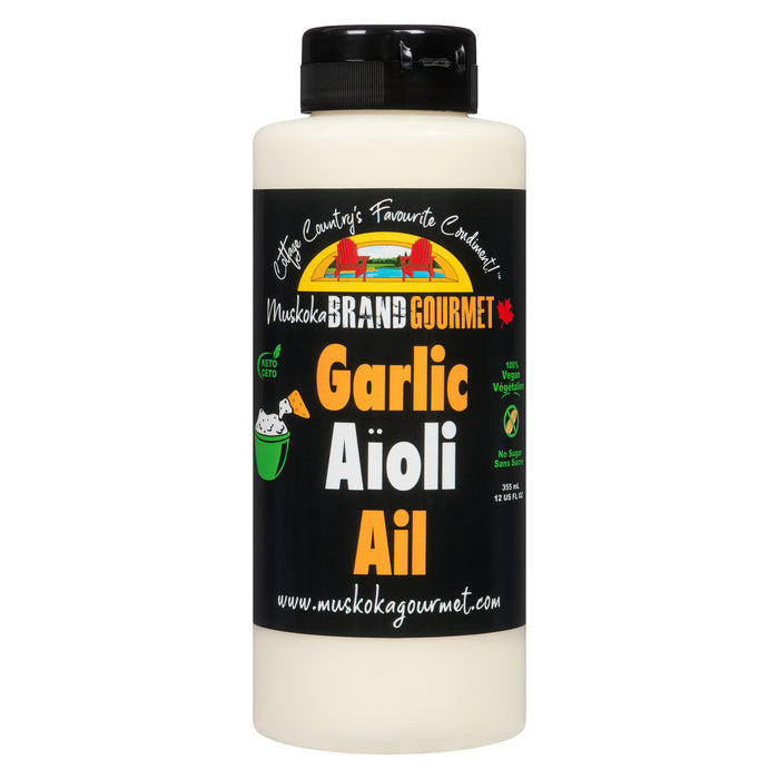 Muskoka Brand Gourmet Aïoli Ail, 355 ml