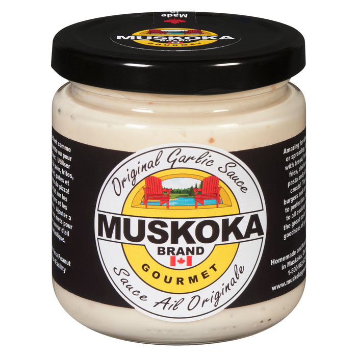 Muskoka Brand Gourmet Sauce Ail Originale, 250 ml