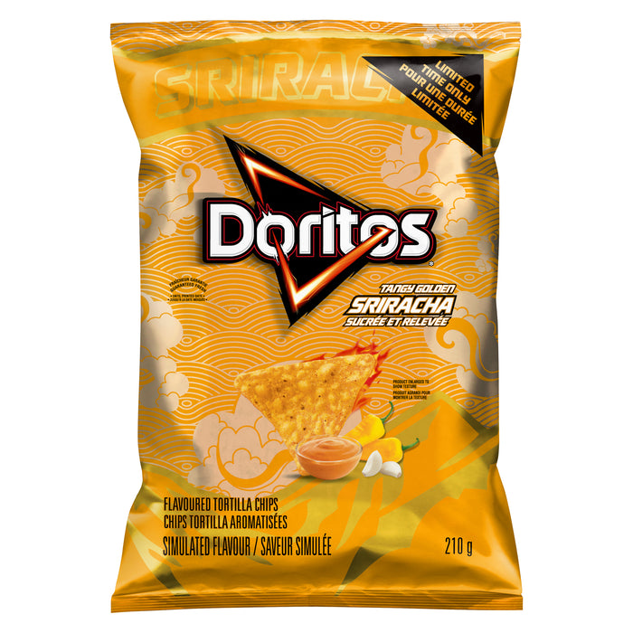 Doritos Tangy Golden Sriracha, 210 g