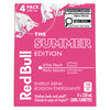 Red Bull Energy Drink White Peach, 4-Pack, 250 ml