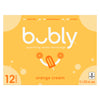 Bubly Boisson à Base d'Eau Pétillante Crème à l'Orange, emb. de 12, 355 ml