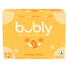 Bubly Boisson à Base d'Eau Pétillante Crème à l'Orange, emb. de 12, 355 ml