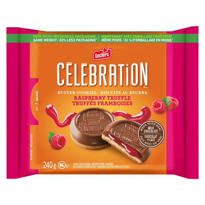 Célébration Butter Cookies Raspberry Truffle, 240 g