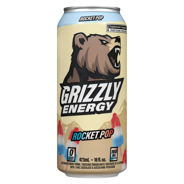 Grizzly Energy Rocket Pop, 473 ml