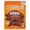 Célébration Mini Biscuits Double Chocolat avec Filet de Glaçage Chocolaté, 200 g