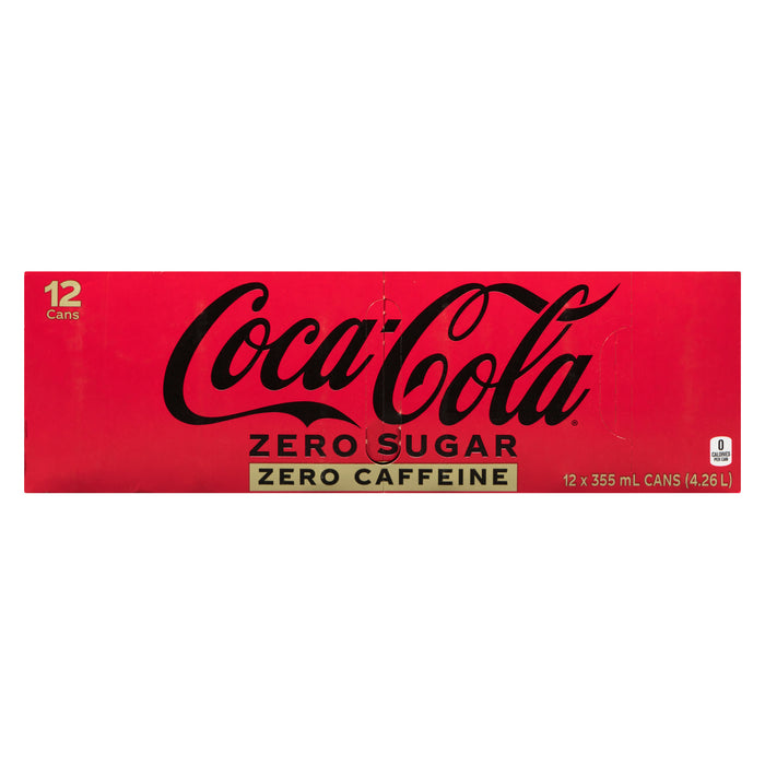 Coca-Cola Zero Sugar Coke Zero, 12-Pack, 355 ml