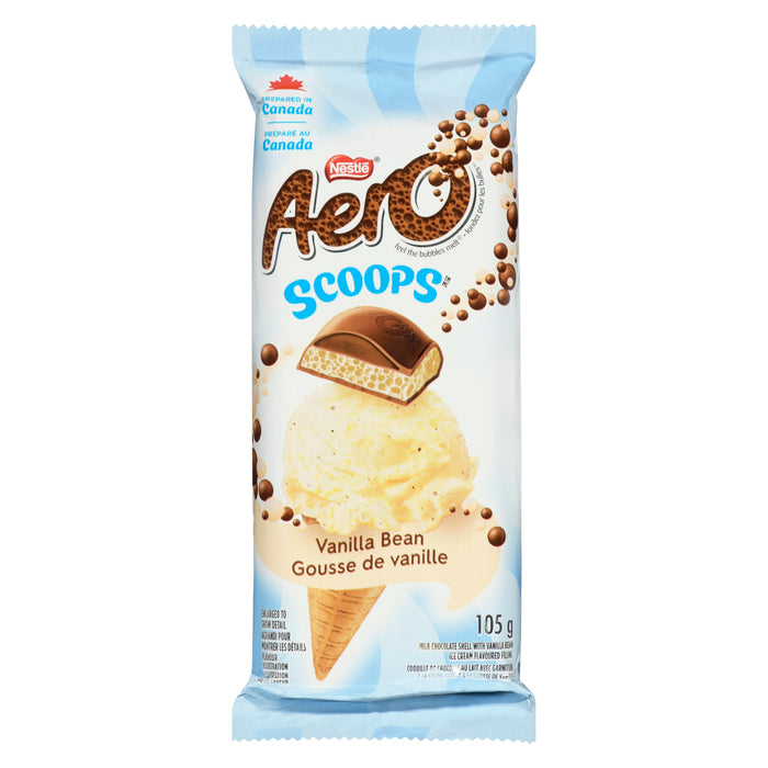 Aero Milk Chocolate Vanilla Bean Bar, 105 g